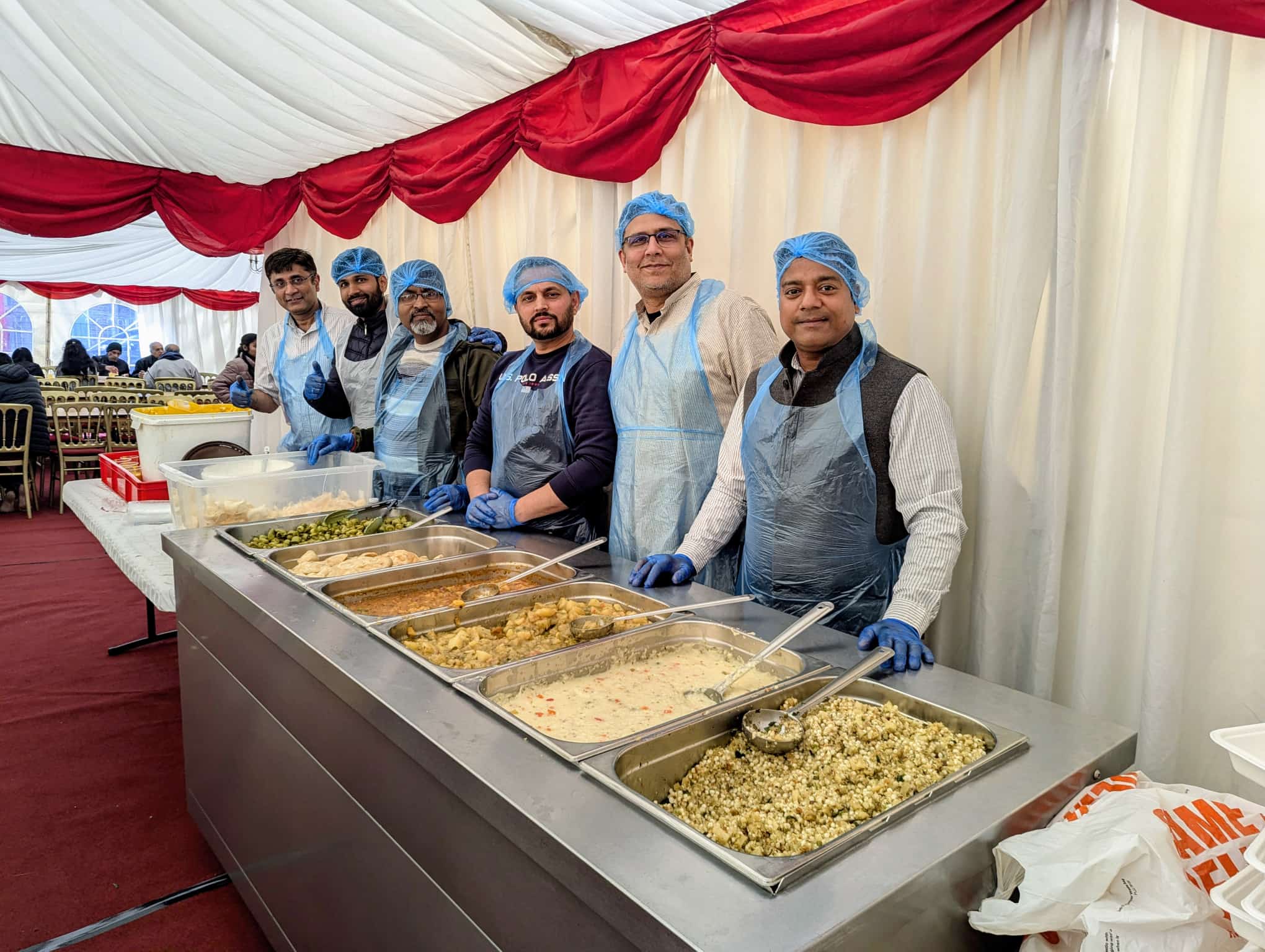 Mangalam participated in Seva at Shree Jalaram Mandir